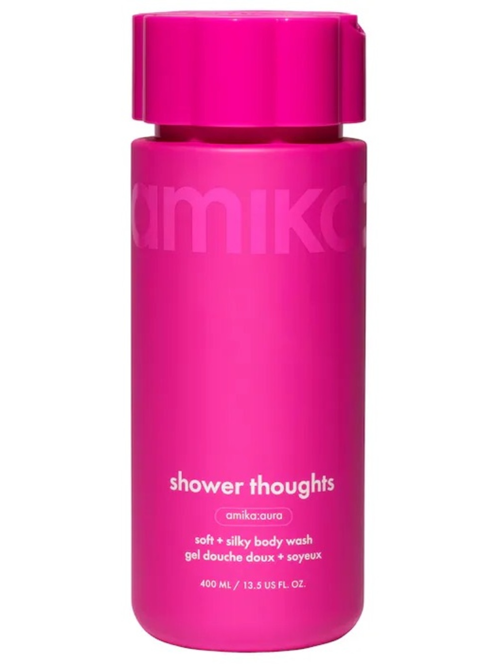 NEW amika Shower Thoughts Soft + Silky Body Wash with AHA and Glycerin